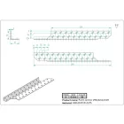 Balos szarufa szelemen lekötő 290x35x35mm horganyzott