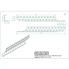 Jobbos szarufa szelemen lekötő 330x35x35mm horganyzott
