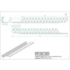 Balos szarufa szelemen lekötő 370x35x35mm horganyzott