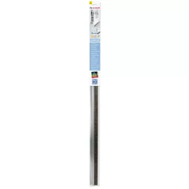   1 m x 20 mm / 46 mm ajtótömítés, alumínium, lószőr matt ezüst Fix-o-moll