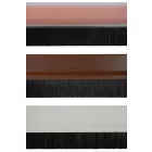 1 m x 18 mm / 46 mm ajtótömítés, standard, PP öntapadó barna