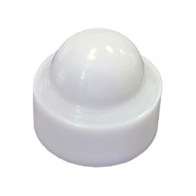 Takarósapka hatlapú anyához, csavarhoz M8 műanyag fehér