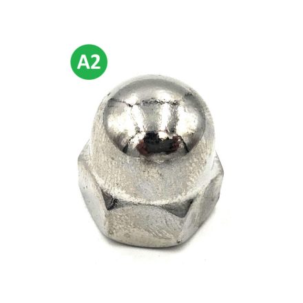 Zárt anya M16 A2 rozsdamentes DIN1587