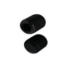 Hernyócsavar lapos véggel 10x12mm natúr DIN913 45H