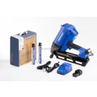 Gázos szegbelövő ácsmunkákhoz, második generációs, 104J, 1db akkumulátorral, kofferben