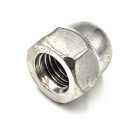 Zárt anya M14 A2 rozsdamentes DIN1587