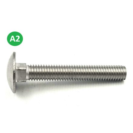 Kapupánt csavar 10x40mm A2 rozsdamentes DIN603