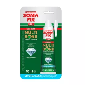  SomaFix Professional S65 hibrid általános ragasztó – MULTIBOND CRYSTAL CLEAR